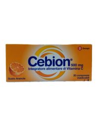 Dompe' Farmaceutici Cebion Masticabile Arancia Vitamina C 500 Mg 20 Compresse