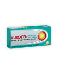 Reckitt Benckiser H. Nurofen Influenza E Raffreddore 200 Mg + 30 Mg Compresse Rivestite