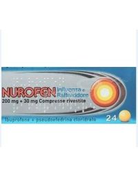 Reckitt Benckiser H. Nurofen Influenza E Raffreddore 200 Mg + 30 Mg Compresse Rivestite