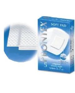 Safety Garza Soft Pad Compressa 5x7 5 Pezzi
