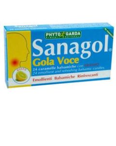 Phyto Garda Sanagol Gola Voce Miele Limone 24 Caramelle