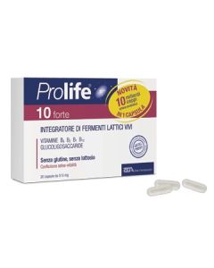 Zeta Farmaceutici Prolife 10 Forte 20 Capsule