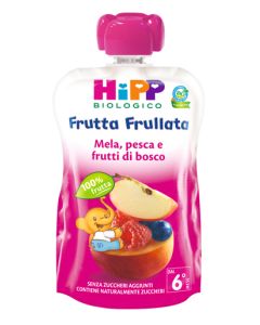 Hipp Italia Hipp Bio Frutta Frullata Mela Pesca Frutti Di Bosco 90 G