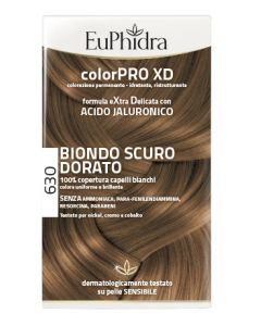 Zeta Farmaceutici Euphidra Colorpro Xd 630 Biondo Scuro Dorato Gel Colorante Capelli In Flacone + Attivante + Balsamo + Guanti