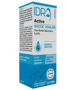 Eurospital Gocce Oculari Sterilens Idra Active 10 Ml Con Acido Ialuronico 0,15%