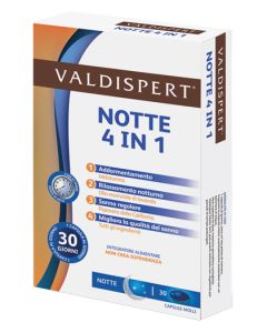Vemedia Pharma Valdispert Notte 4 In 1 30 Capsule Molli