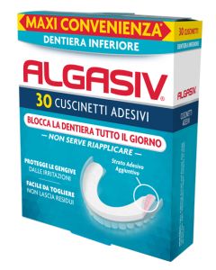 Combe Italia Algasiv Adesivo Per Protesi Dentaria Inferiore 30 Pezzi