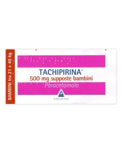 TACHIPIRINA  10 Supposte Bambini 500 mg 21- 40 kg