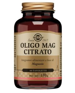 Solgar It. Multinutrient Oligo Mag Citrato 60 Tavolette