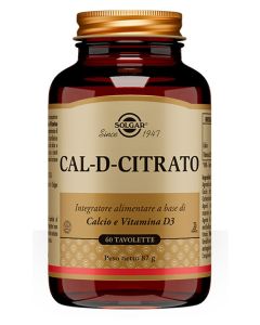 Solgar It. Multinutrient Cal D Citrato 60 Tavolette