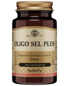 Solgar It. Multinutrient Oligo Sel Plus 100 Tavolette