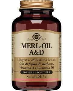 Solgar It. Multinutrient Merl Oil A&d 100 Perle Softgel