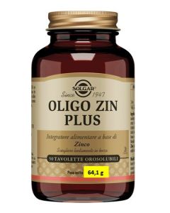 Solgar It. Multinutrient Oligo Zin Plus 50 Tavolette