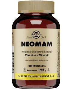 Solgar It. Multinutrient Neomam 120 Tavolette
