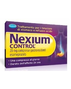 Pfizer Italia Nexium Control 20 Mg Compresse Gastroresistenti