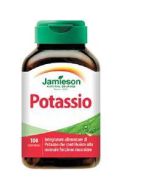 Jamieson Potassio Integratore Alimentare Benessere Muscolare 100 Compresse