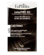 Zeta Farmaceutici Euphidra Colorpro Xd 400 Castano Gel Colorante Capelli In Flacone + Attivante + Balsamo + Guanti