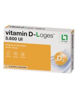 Biofarmex Vitamin D-loges 15 Gelatine Masticabili Gusto Limone