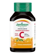 Jamieson Vitamina C 1000 Masticabile Gusto Arancia Integratore Sistema Immunitario 120 Compresse