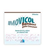 Norgine Italia Movicol Bambini 6,9 G, Polvere Per Soluzione Orale, Gusto Cioccolato