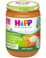 Hipp Crema Riso Lenticch Verd